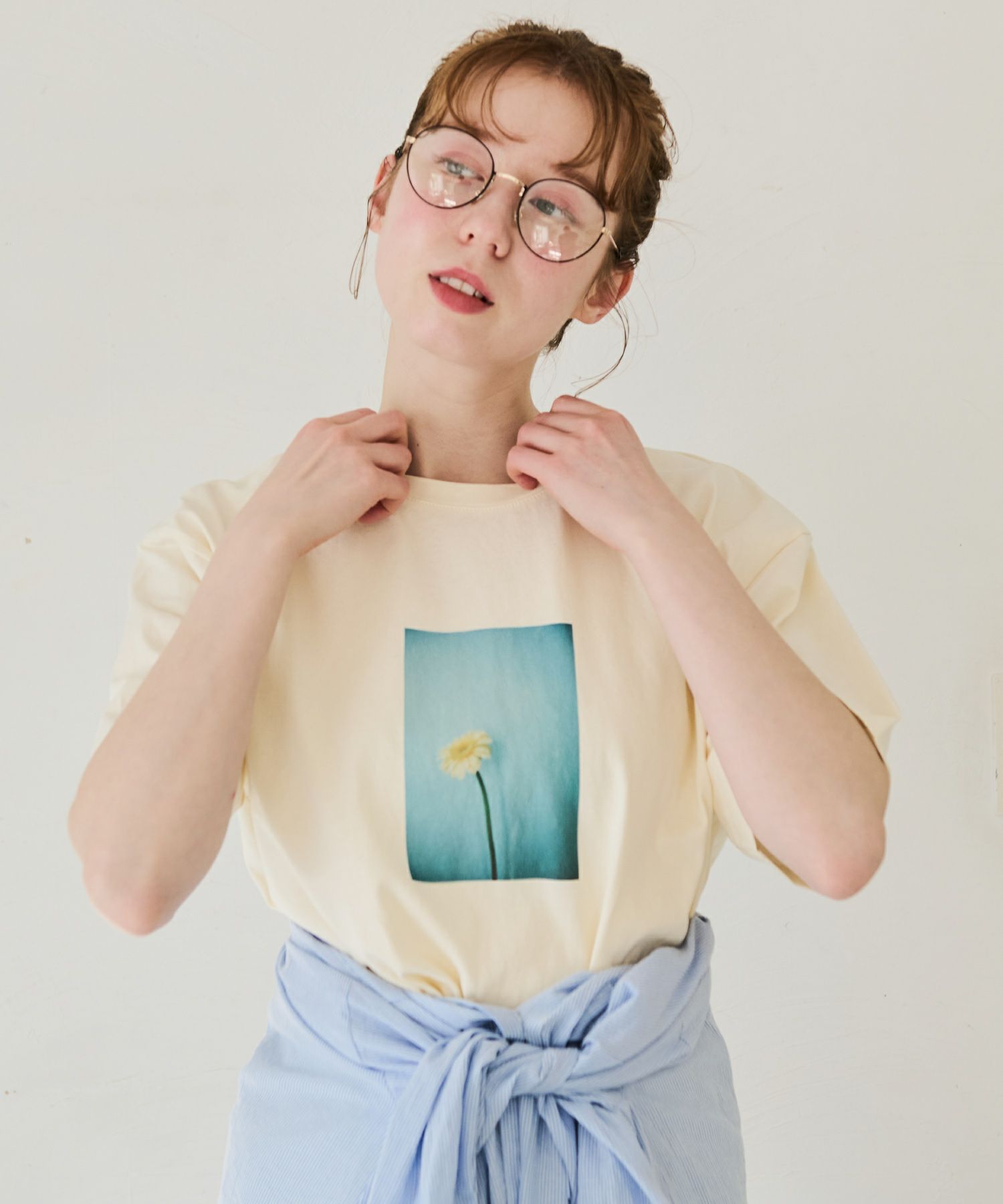 【 】CK Jeans フラワープリントTシャツ◆送料無料◆ フラワープリントミニTシャツ - ROY reflect overjoy
