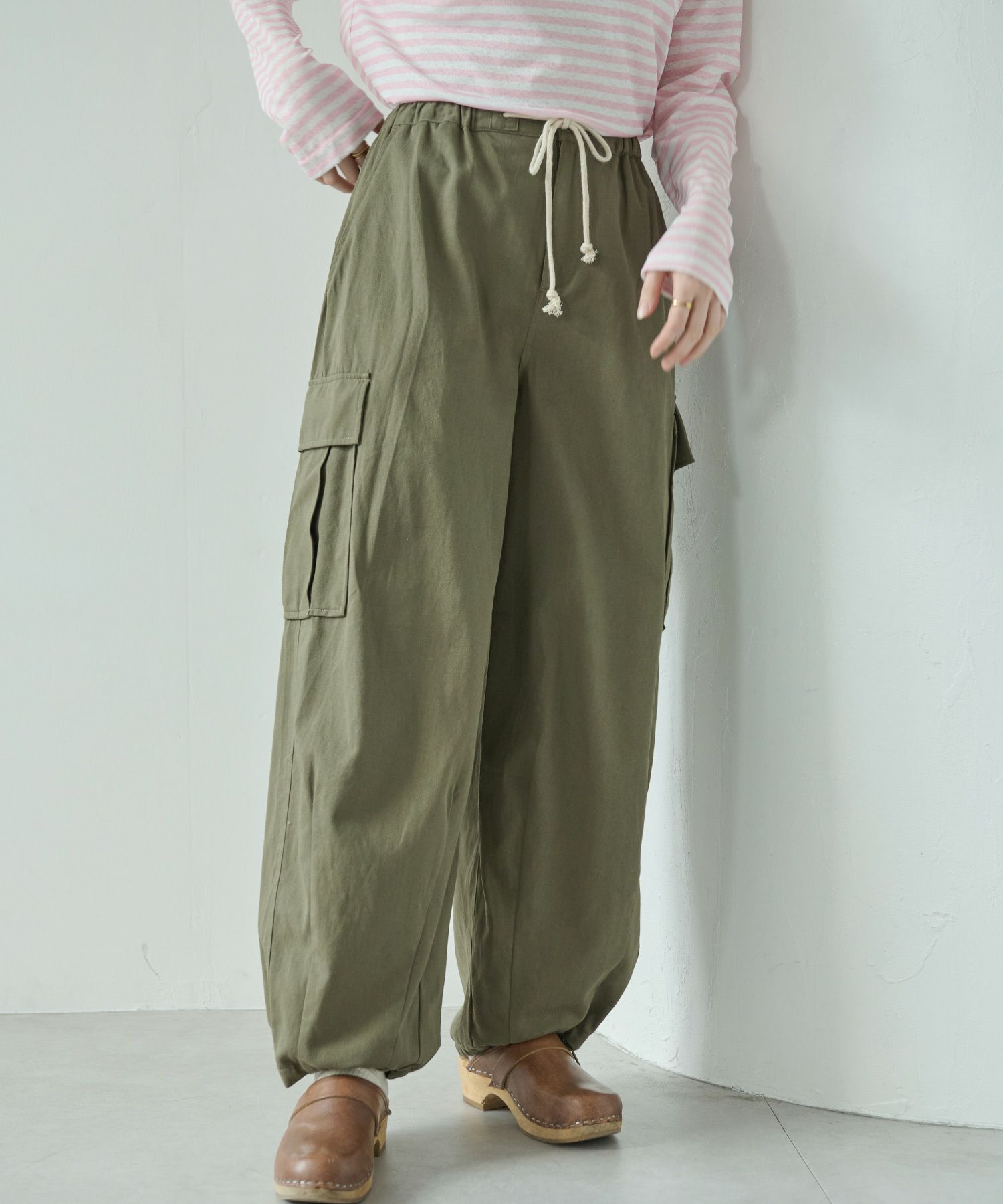 カーゴパラシュートパンツ[c2R3683] | Crispオンラインショップ