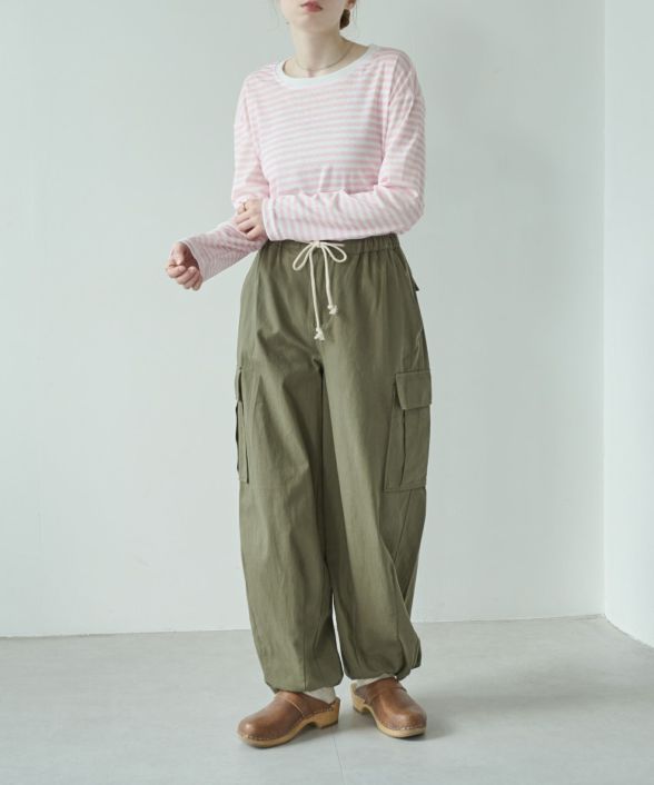 HARE カーゴパラシュートパンツ セール】カーゴパラシュートパンツ（カーゴパンツ）｜earthy