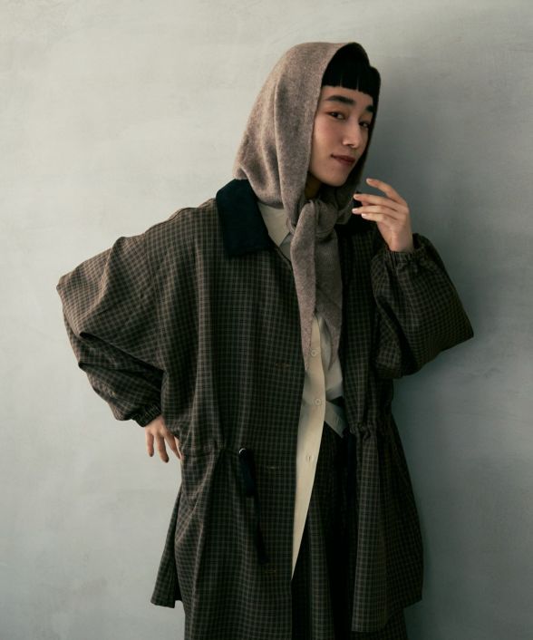 セットアップ対応可】コーデュロイカラーチェックジャケット[c8R3700