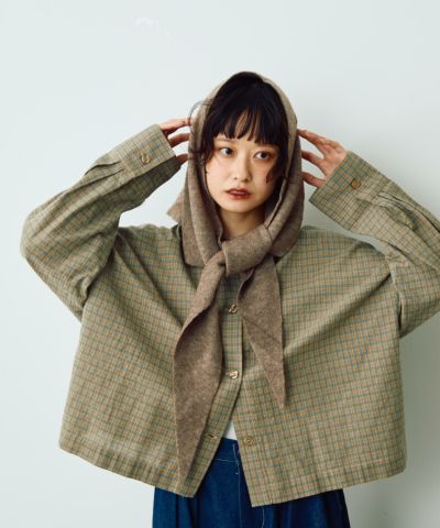 パッチワーク2wayニットベスト[c1k3551] | Crispオンラインショップ