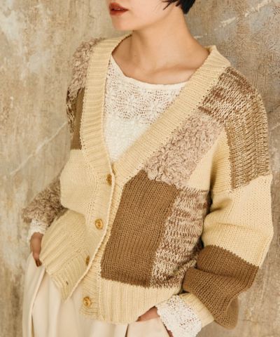 D*n様 Supreme 編み込みカーディガン ベージュ D*n様 Supreme 編み込みカーディガン ベージュ